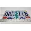 Image 2 : 1992 sticker, Oregon license plate - QRD-178