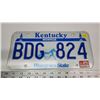 Image 1 : 1991 sticker, Kentucky license plate - BDG-824