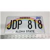 Image 1 : 2001 sticker, Hawaii license plate - JDP-818