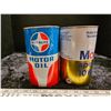 Image 4 : 2x 1 quart oil tins - Royalite & Mobil