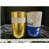 Image 3 : 2x 1 quart oil tins - Esso *& Mobil oil (full)