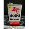 Image 1 : Mobil oil outboard oil tin - great condition