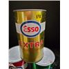 Image 2 : 3x Esso 1 quart oil tins - full, Essolube HD