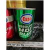 Image 3 : 3x Esso 1 quart oil tins - full, Essolube HD