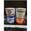 Image 1 : 2 Gulf motor oil cans full
