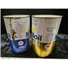 Image 2 : 2 Motor oil cans (full)