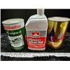 Image 1 : lot of 3 oil tins assorted