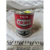 Image 1 : coop vintage piggy bank 4oz can empty