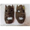 Image 2 : Pair of Honolulu tiki masks