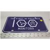 Image 2 : "The first in province" 100 Manitoba license plate