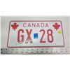 Image 1 : Canada license plate - GX-28