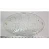 Image 4 : Vintage German Oval license plate - 404 Z-4075, plate badge "Hauptzollamt Braunshweig-Mitte"