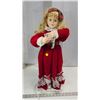 Image 1 : Large Christmas moving doll, electric plug in - 24"H, tested works