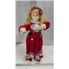 Image 2 : Large Christmas moving doll, electric plug in - 24"H, tested works