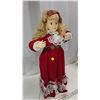 Image 4 : Large Christmas moving doll, electric plug in - 24"H, tested works