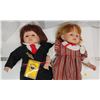Image 7 : Pair of large boy & girl collector's dolls - 24"