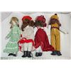 Image 4 : 4 vintage porcelain collector's dolls