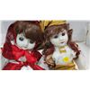 Image 6 : 4 vintage porcelain collector's dolls