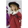 Image 2 : 3 porcelain collectible dolls w/ stands