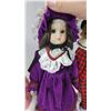 Image 3 : 3 porcelain collectible dolls w/ stands