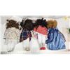 Image 4 : 4 porcelain collectible dolls