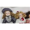 Image 3 : 4 porcelain collectible dolls