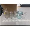 Image 1 : 3 jars, milk bottle, small bottle