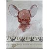 Image 1 : red mouse hand blown glass ornament