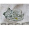 Image 4 : indiana glass crystal sleeping cat votive