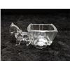 Image 2 : vintage swedish glass horse with carriage