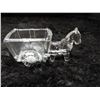 Image 3 : vintage swedish glass horse with carriage