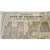 Image 2 : Vintage City of Saskatoon map poster - 31" x 24"