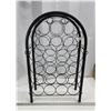Image 3 : Black metal wine rack, like new - 27"H x 16.5"