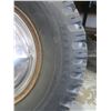 Image 4 : vintage studded tire on 5 bolt rim - Firestone 8.25-14