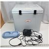 Image 1 : "Koolatron" mid sized, electric powered cooler, w/cable & Pet bowl