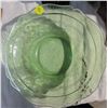 Image 1 : 9" depression glass bowl
