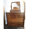 Image 1 : Durham 2 Piece Dresser Set with Mirror (7 Drawer - 52 x 19 x 48", 2 Drawer - 32 x 28" with Mirror)