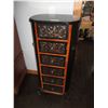 Image 1 : Decorative Jewelry Chest (20 x 13 x 46")