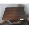 Image 2 : Side Table with Glass Door ( 21 x 15 x 27")