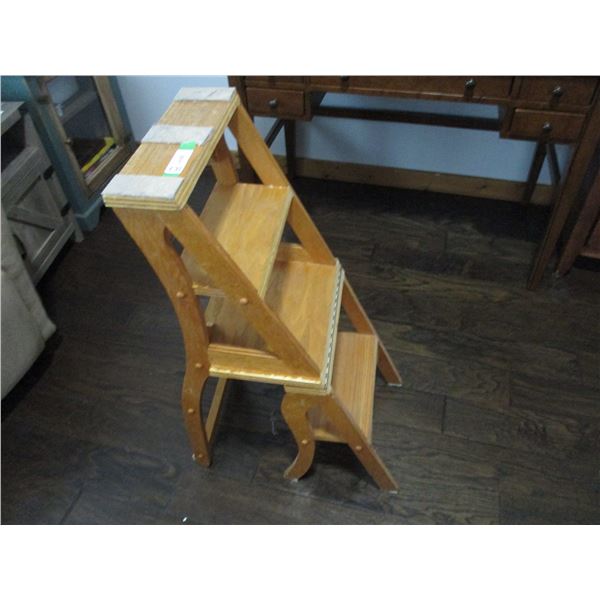 Folding 3 Step Stool Chair