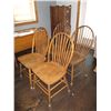Image 1 : (4x Bid Price) Wooden Chairs