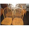Image 3 : (4x Bid Price) Wooden Chairs
