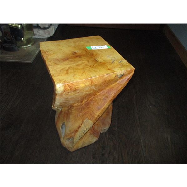 Wooden Stump Sitting Stool