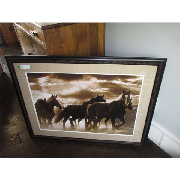 Ducks Unlimited Horse Picture (38.5 x 29.5")