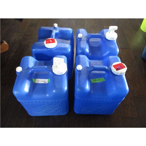 (2x Bid Price) (4) Water Jugs