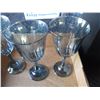 Image 3 : (4) Blue Stained Glass Cups