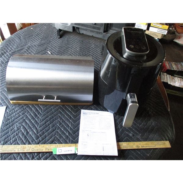 Hamilton Beach Air Fryer, Bread Box
