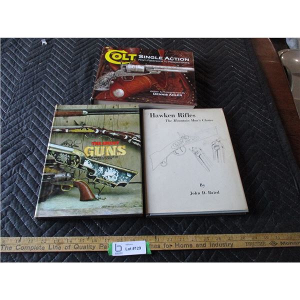 (3) Gun Books (Colt, Hawkin)