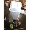 Image 1 : Clothing Basket with Collector Tins