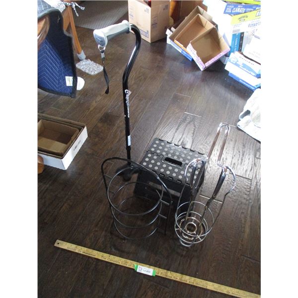 Toilet Paper Holder, Cane, Step Stool, Misc.
